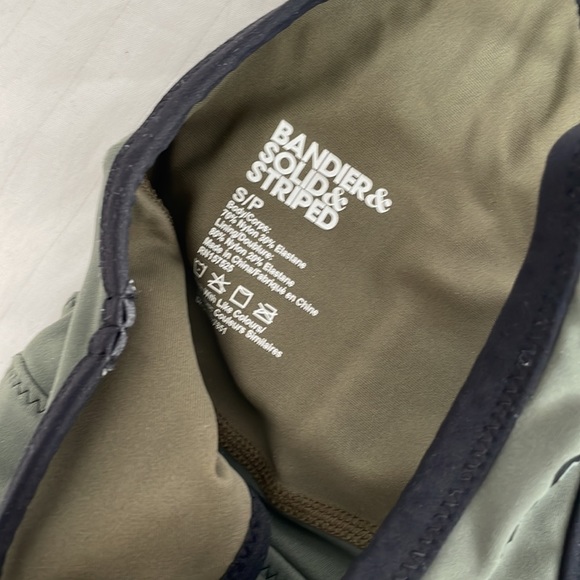 Bandier & Solid & Striped Set (olive color) - Picture 6 of 12